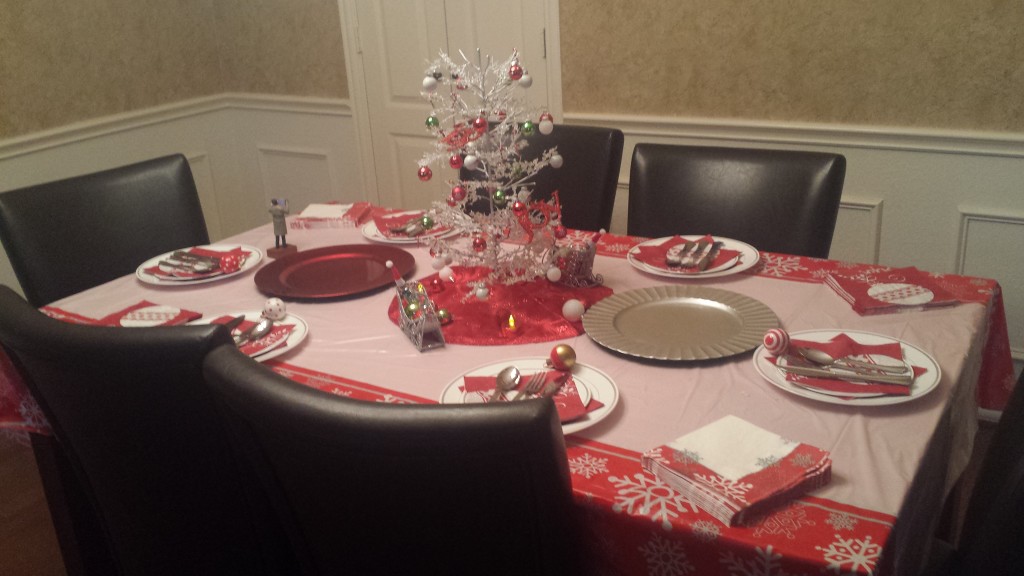 christmas table